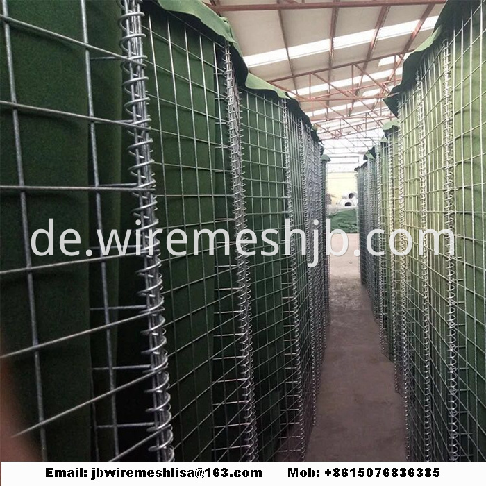 Defensive Bastion Hesco Barriers For Military Sand Wall